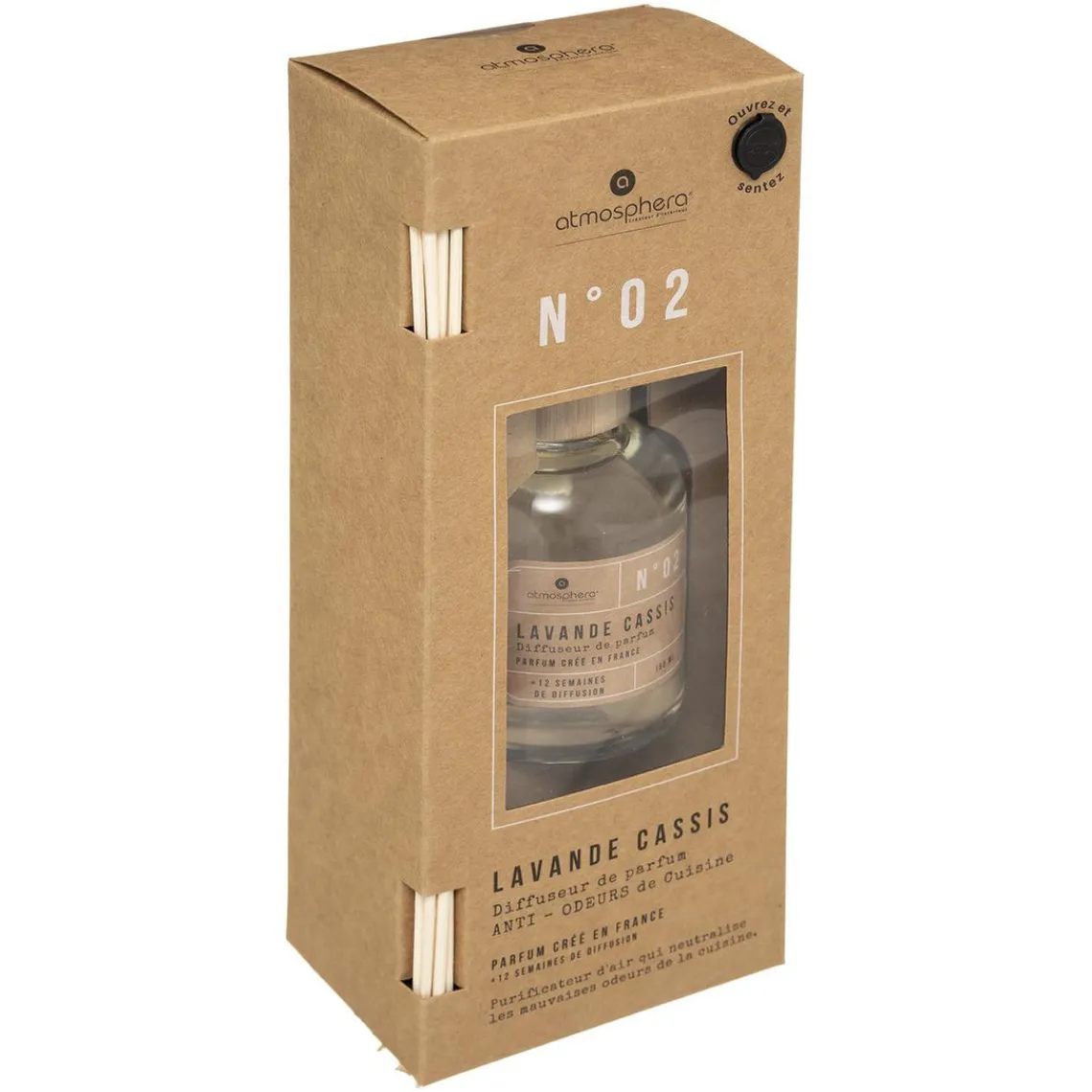 3S. x Home Diffuseur en verre anti odeur cuisine senteur lavande cassis 150mlvoir Sale