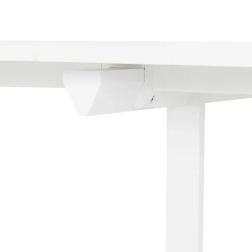 ALTEREGO Double bureau bench ou table de réunion 'AMADEUS' en bois et métal blanc Clearance
