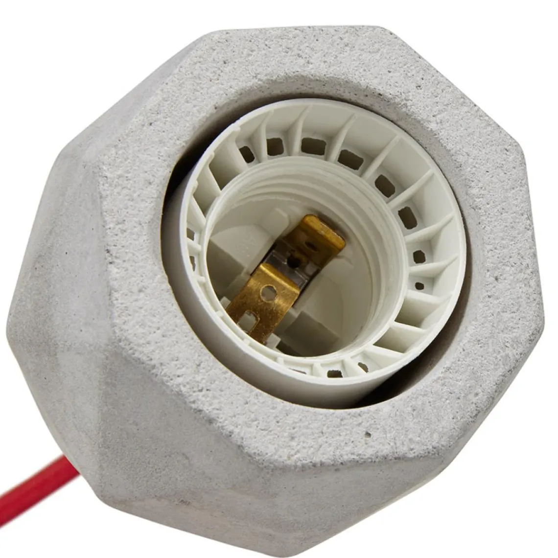 ALTEREGO Douille design 'SOKET' grise effet béton Sale