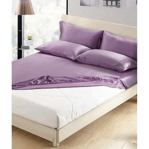 LilySilk Drap Housse en Soie Sans Couture Violet Online