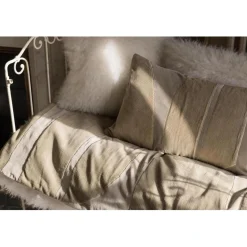 Maison Vivaraise Edredon Fara côtelé Lin 85 x 200 Beige Outlet
