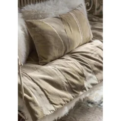 Maison Vivaraise Edredon Fara côtelé Lin 85 x 200 Beige Outlet