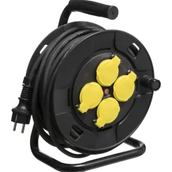 3S. x Home Enrouleur Extérieur 25 M 4 Prise IP44 Hot