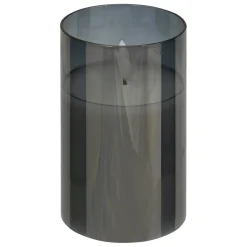 3S. x Home Ensemble 3 bougies LED en verre SENA noir Hot