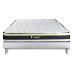 Sleepfit Ensemble matelas SOFT sommier kit blanc Sale