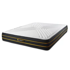 Sleepfit Ensemble double sommier matelas micro ressorts ensaches et memoire de forme