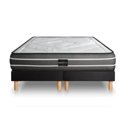 Prestige literie Ensemble Exclusive double sommier noir Online