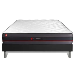Somness Ensemble matelas REGEN a memoire de forme sommier kit noir Clearance