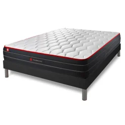 Somness Ensemble sommier et matelas BOOST ressorts ensaches et memoire de forme Sale