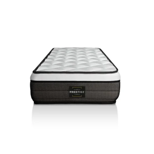 Prestige literie Ensemble Suite Ressorts ensaches, memoire de forme 5 zones Blanc Hot