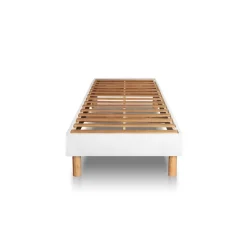 Prestige literie Ensemble Suite sommier Kit Blanc Hot