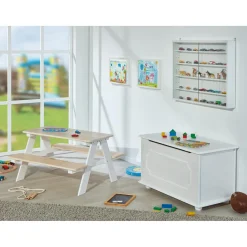3S. x Home Ensemble table et bancs enfant en bois - HINNA Hot