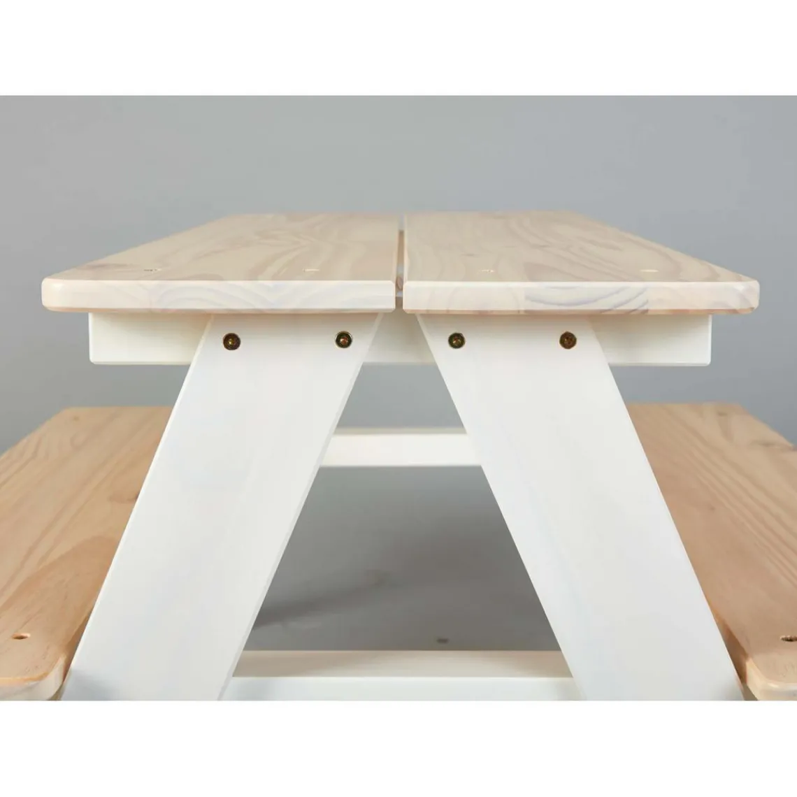 3S. x Home Ensemble table et bancs enfant en bois - HINNA Hot