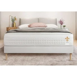 LITIER DELUXE Ensemble Vingt-Huit sommier Kit Blanc Outlet