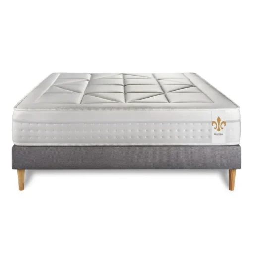 LITIER DELUXE Ensemble Vingt-Huit sommier Kit Gris Sale