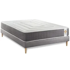 LITIER DELUXE Ensemble Vingt-Six sommier Kit Gris Outlet
