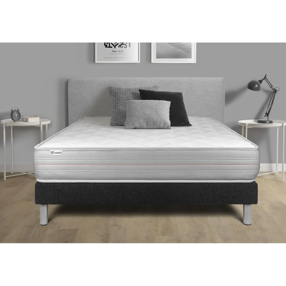 VITALIT Ensemble VITALMEMO sommier Kit noir New