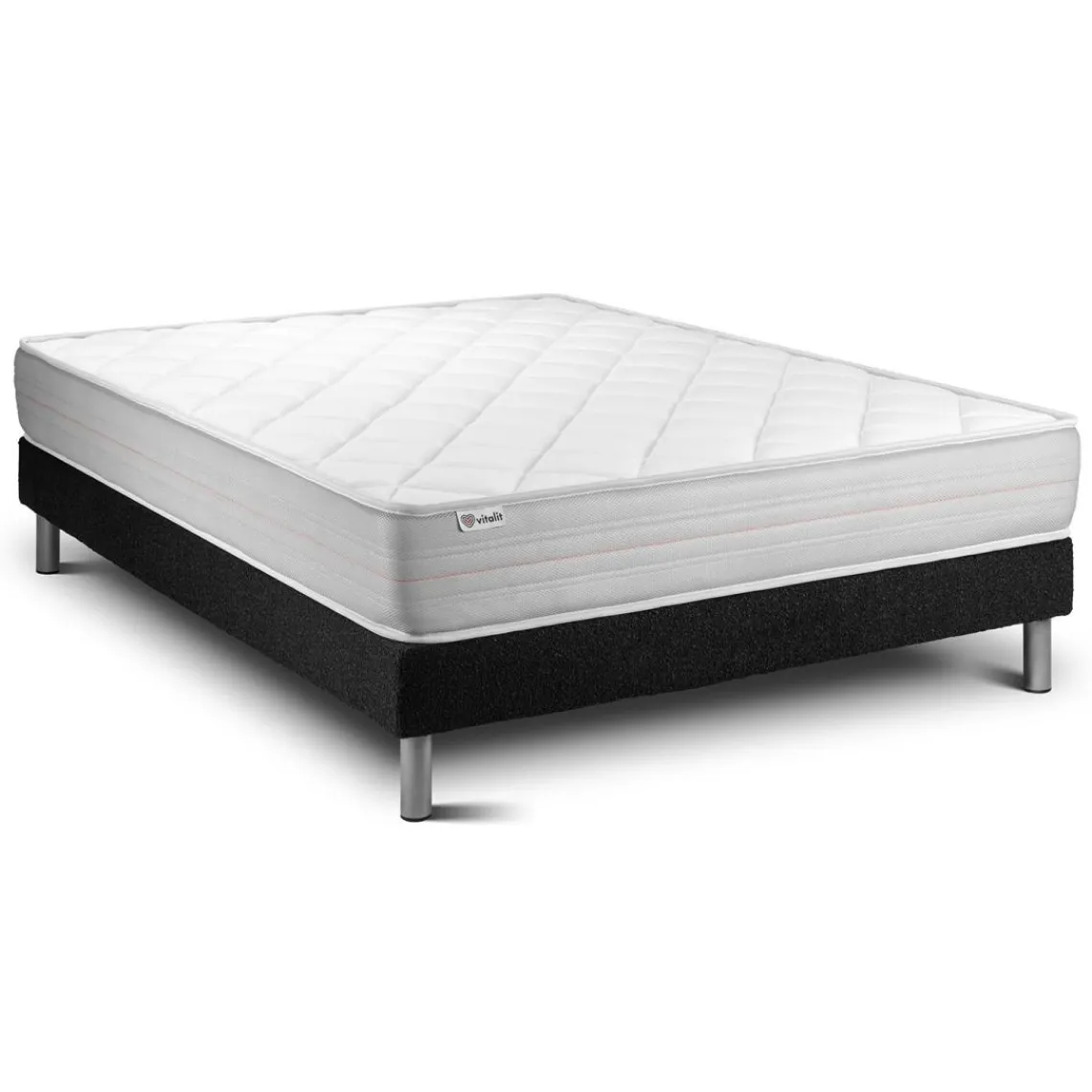 VITALIT Ensemble VITALMEMO sommier Kit noir New