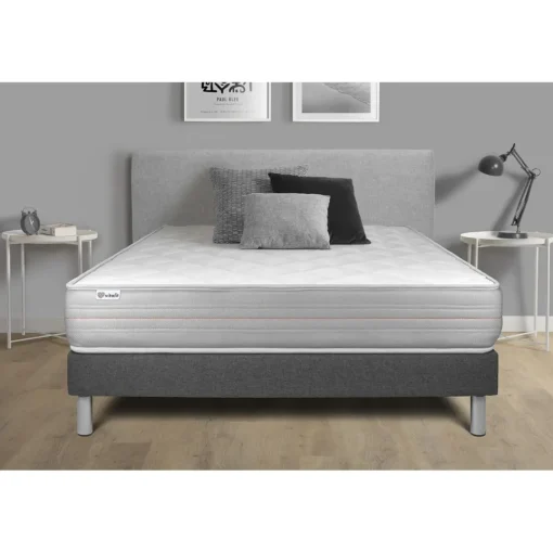 VITALIT Ensemble VITALMEMO sommier kit gris Hot