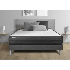 VITALIT Ensemble VITALPOWER sommier Kit gris Discount