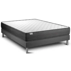 VITALIT Ensemble VITALPOWER sommier Kit gris Discount
