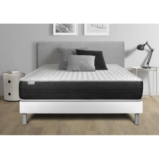 VITALIT Ensemble VITALSPRING sommier Kit blanc Best