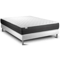 VITALIT Ensemble VITALSPRING sommier Kit blanc Best