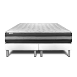 VITALIT Ensembles matelas sommiers VITALSPRING ZEN blanc Clearance