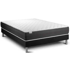 VITALIT Ensembles matelas sommiers VITALSPRING noir New