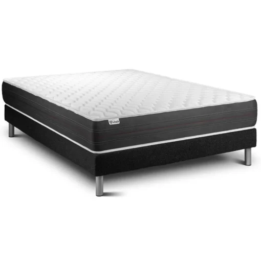 VITALIT Ensembles matelas sommiers VITALSPRING noir New