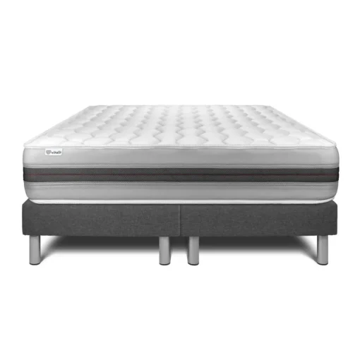 VITALIT Ensembles matelas sommiers gris VITALSPRING RECOVER