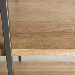 Macabane Etagère 5 niveaux en bois et en métal CARLA Discount