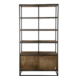 Macabane Etagère 4 Niveaux SIXTINE 4 Tiroirs Bois Teck Recyclé Et Métal Online