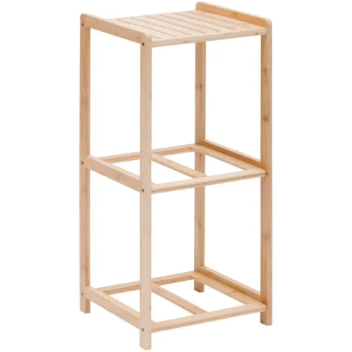 3S. x Home Etagère 2 niveaux Tidy Box bois clair Sale
