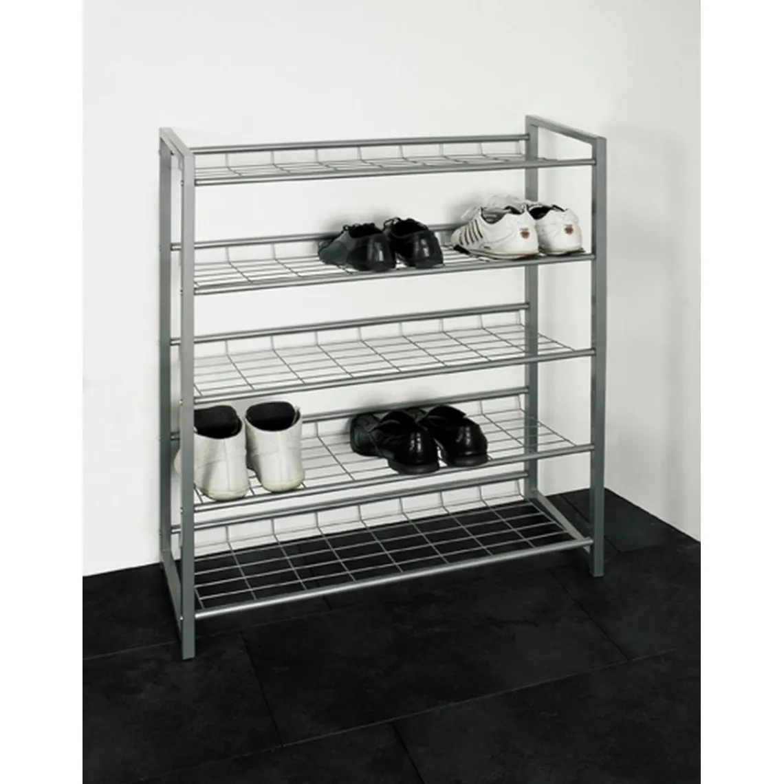3S. x Home Etagère chaussures 5 grilles en acier Clearance
