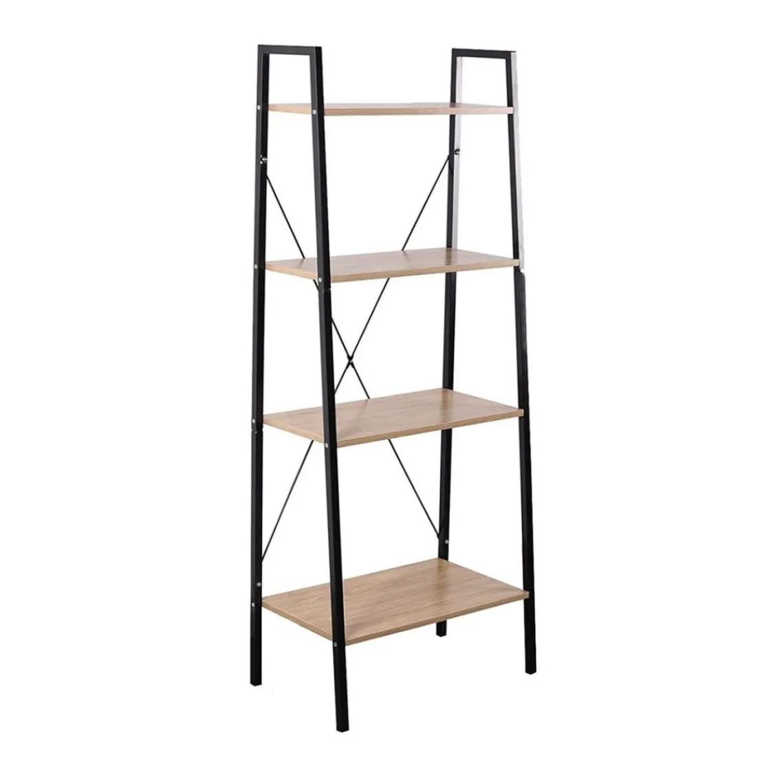 Calicosy Etagère de rangement 4 niveaux style industriel Clearance
