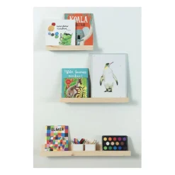 Calicosy Etagère murale en pin massif grand modèle Hot