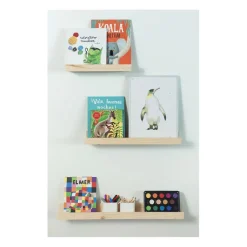 Calicosy Etagère murale en pin massif petit modèle New