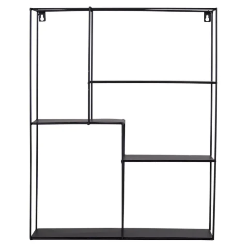 House Nordic Etagère Murale Métal Noir MONS Outlet