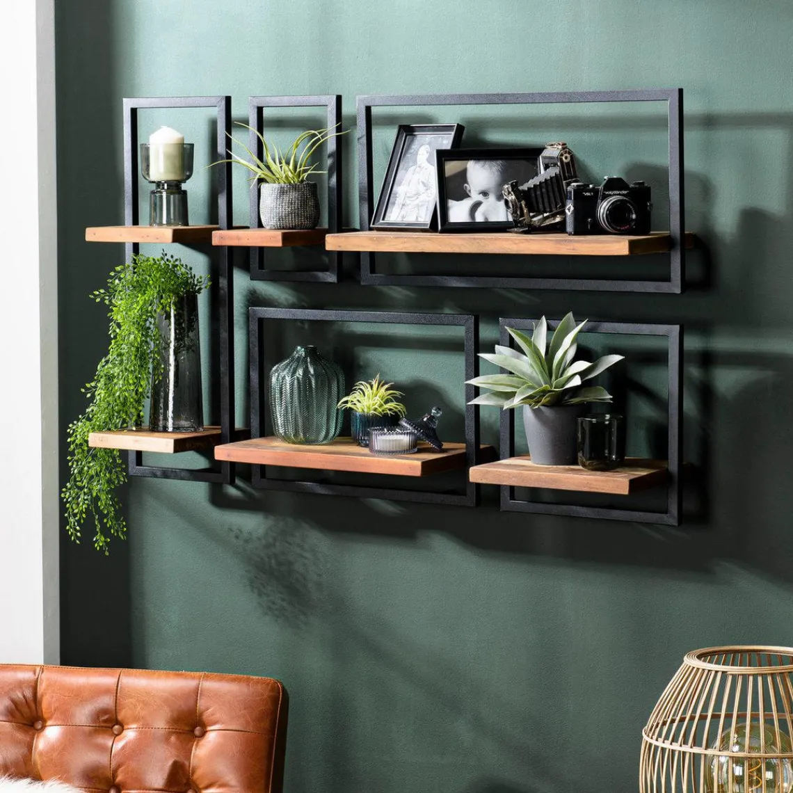 Macabane Etagère murale SIXTINE métal Sale