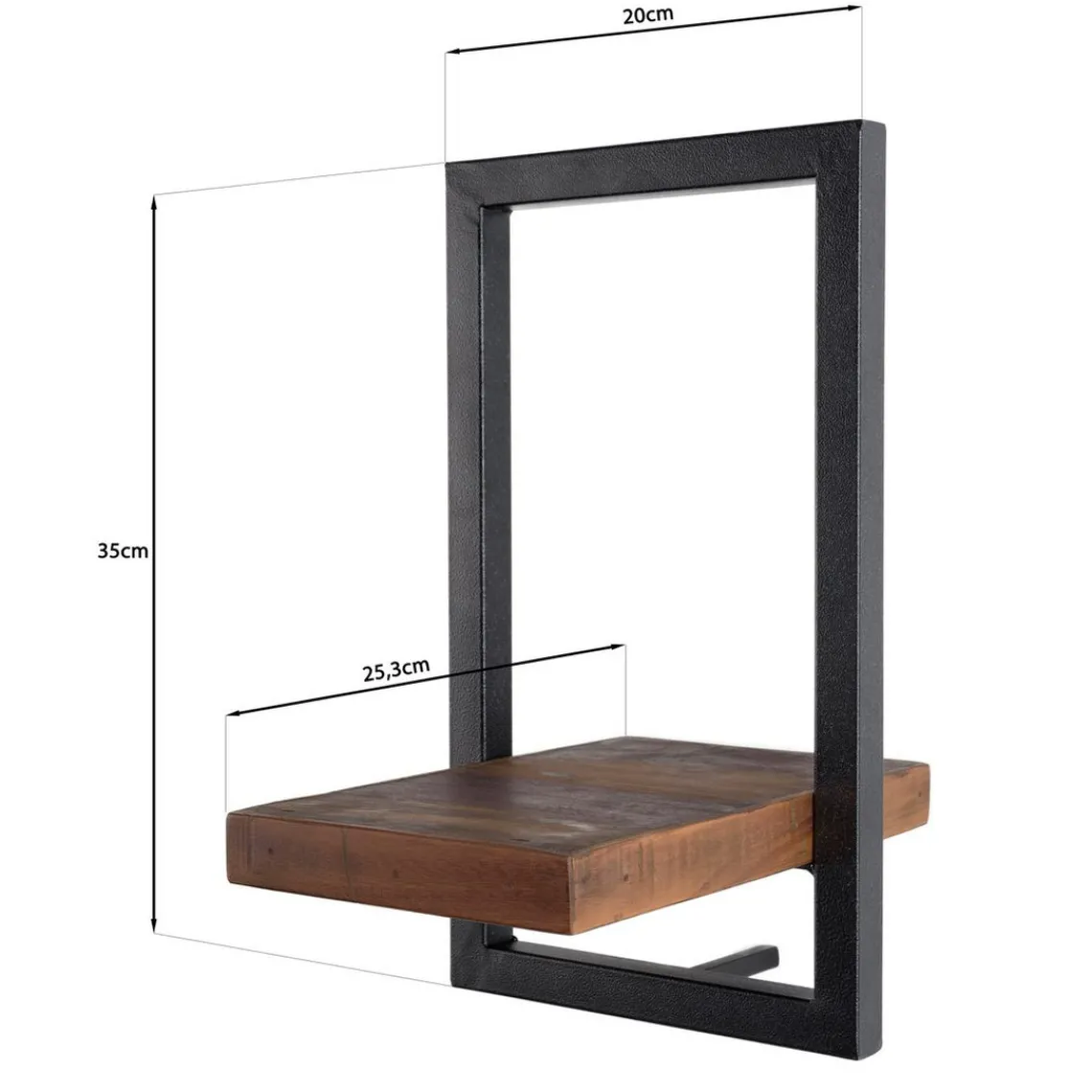 Macabane Etagère murale SIXTINE métal Sale