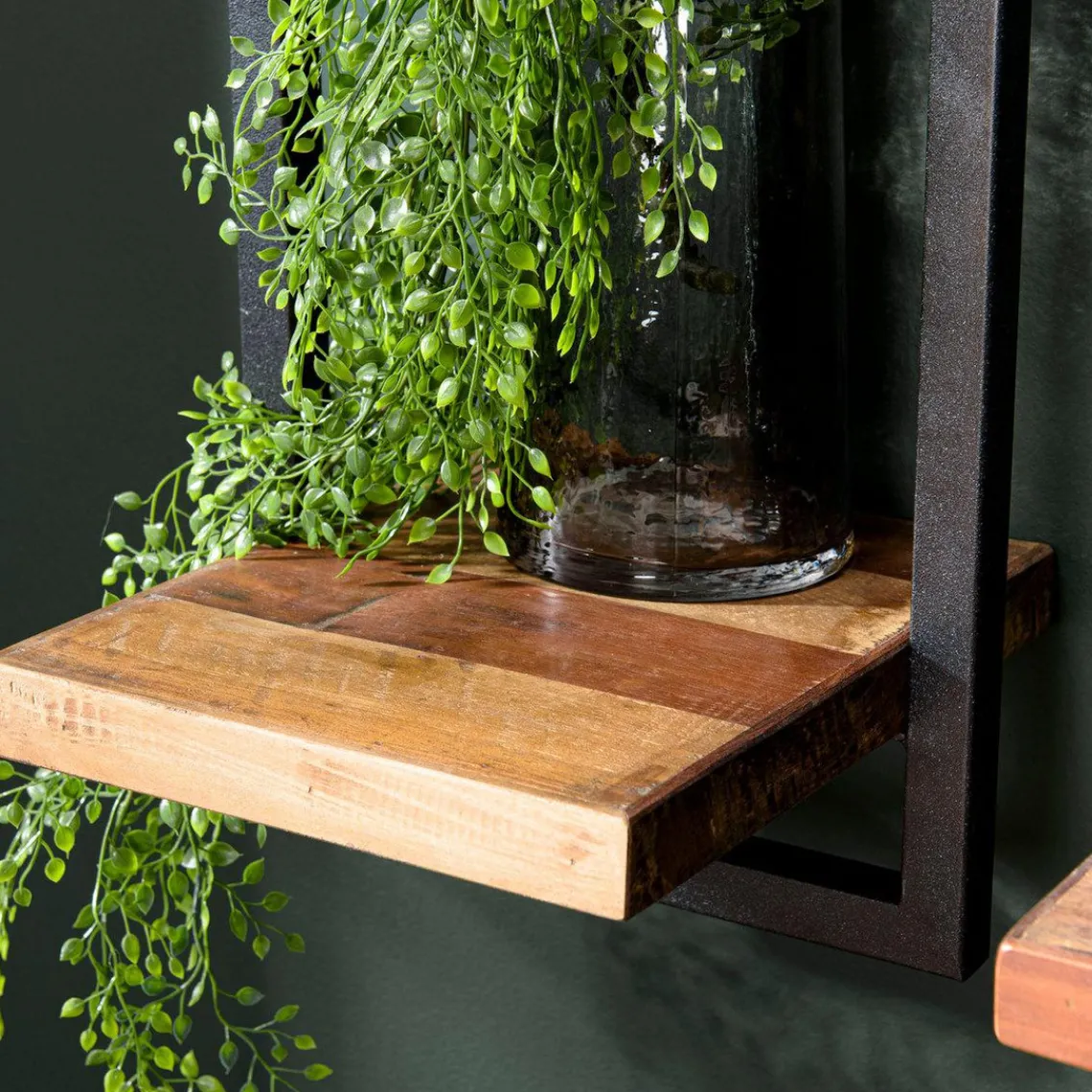 Macabane Etagère murale SIXTINE métal 2 plateaux Discount