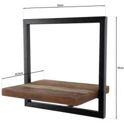 Macabane Etagère murale SIXTINE métal Best