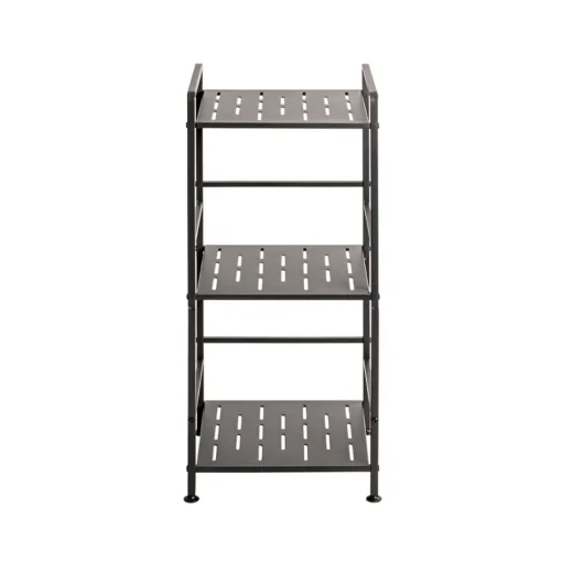3S. x Home Etagères en métal peint époxy anthracite en tube d'acier Sale