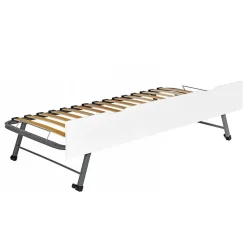 3S. x Home Façade gigogne Melbourne 90*200, compatible avec gamme OPALE Blanc Best