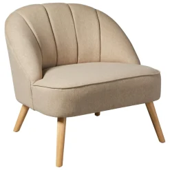 3S. x Home Fauteuil bois Naova beige Online