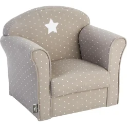3S. x Home Fauteuil classique taupe Marron Best