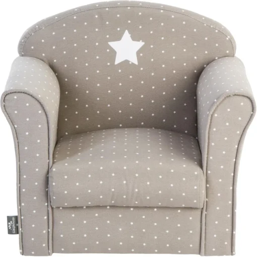 3S. x Home Fauteuil classique taupe Marron Best