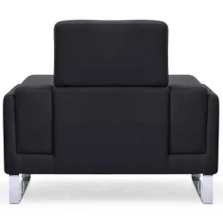 3S. x Home Fauteuil Design Tissu Noir BATO Hot