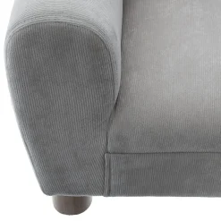 3S. x Home Fauteuil enfant forme animal oreilles chat, clair Gris New
